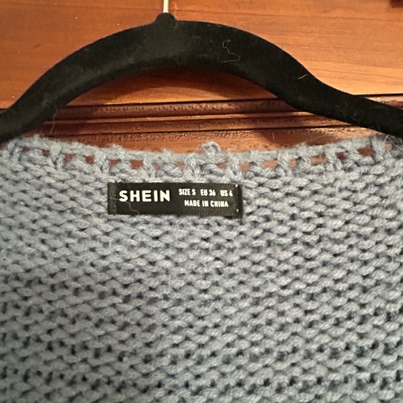 Blue Button Up Cardigan - Picture 6 of 6